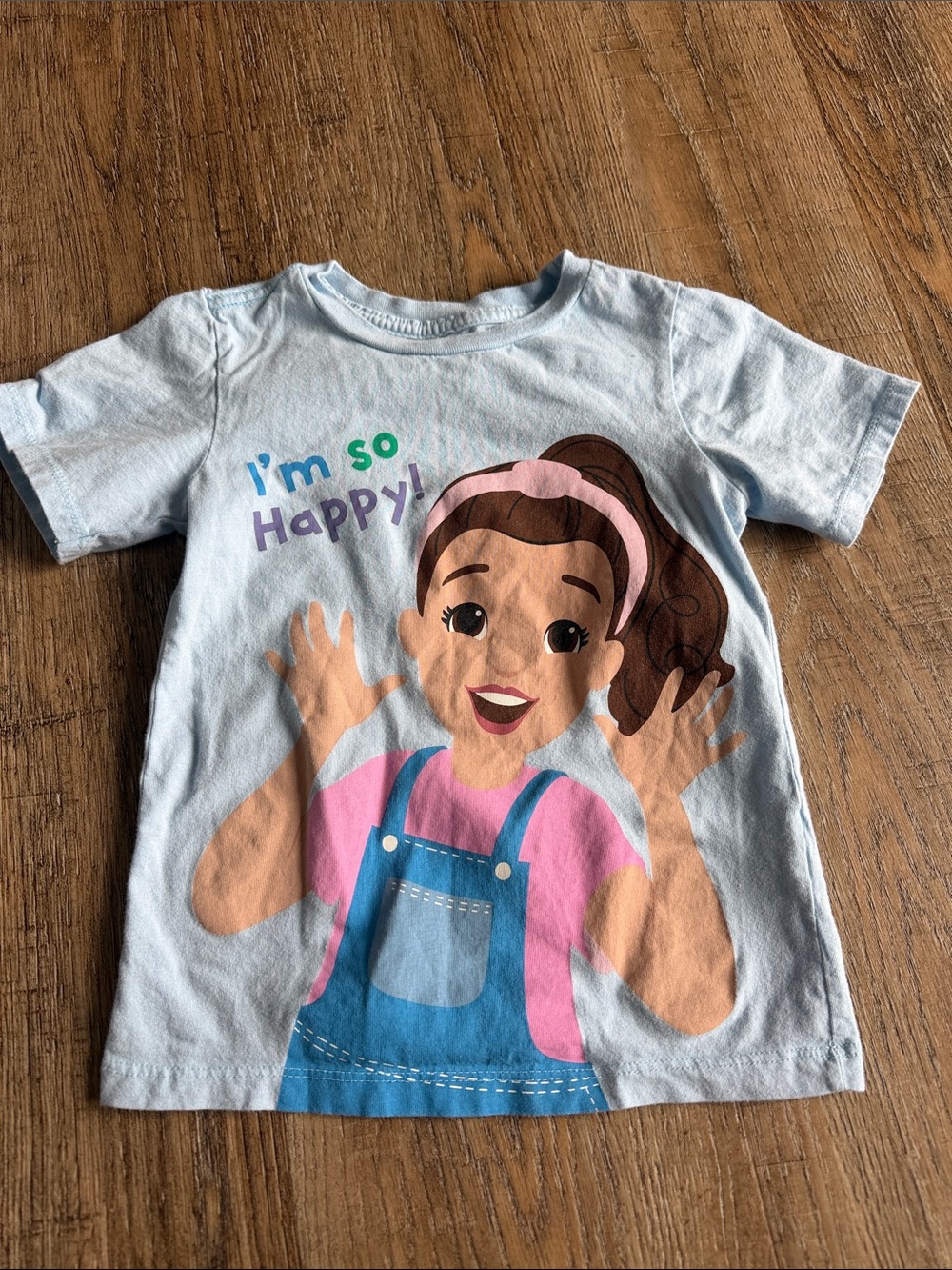 Rachel Light Blue Logo Tee